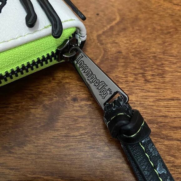 LOUNGEFLY Nightmare Before Christmas Jack Skellington Zip Wallet - Picture 2 of 6